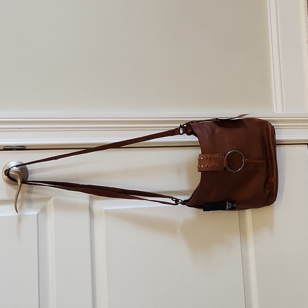 Latico Leora Cognac Leather Crossbody NWT - Picture 2 of 6